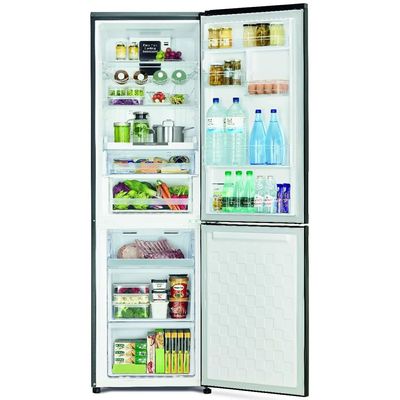 Hitachi Double Door Bottom Refrigerator 410L RBG410PUK6XGBK Black